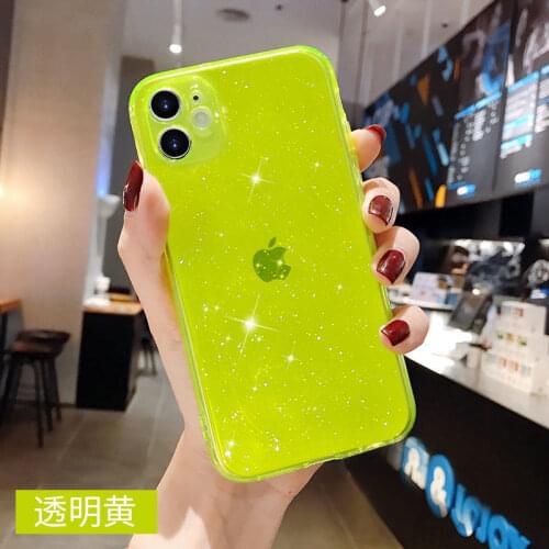 For Xiaomi Redmi Note 9S Case Fluorescent Silicone Anti-slip Soft Case For Redmi Note 9 Pro Note 7 8 K20 K30 Pro Case Cover