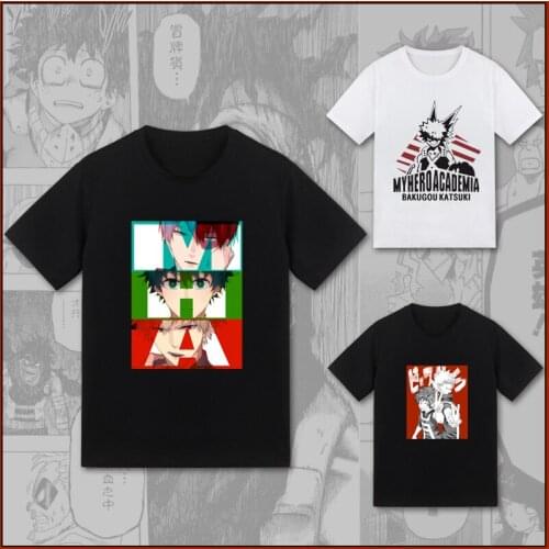 Anime My Hero Academia Midoriya Izuku t shirts Boku No Hero Academia men women cartoon t-shirts hip hop streetwear summer
