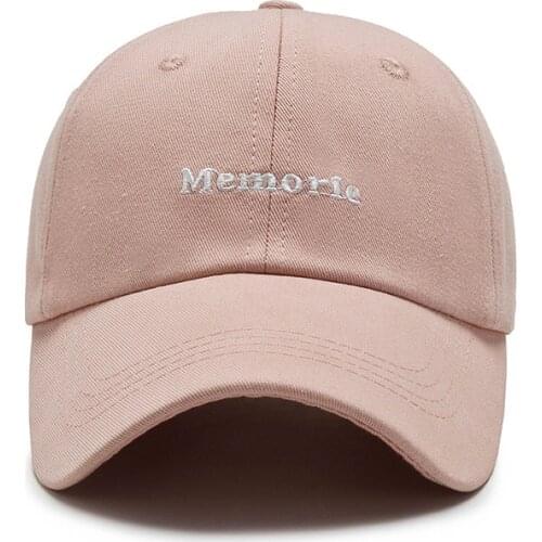 Korean Memorie Embroidered Hats Sunscreen Cotton Fashion Baseball Caps Outdoor Hiking Beach Fishing Cap Sunscreen Female Sun Hat
