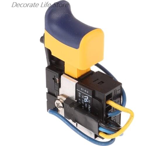 12V Lithium Rechargeable Drill 1pc Hand Drill Brushed DC Motor Speed Switch DC Motor Forward And Reverse Speed Regulating Switch