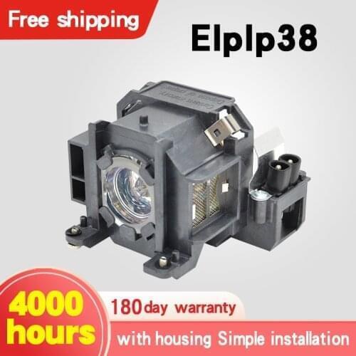 Hot Model Projector lamp with housing for V13H010L38/ELPLP38 for E pson EMP-1717 EMP-1707 projector