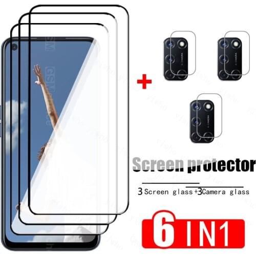 Clear Protective Tempered Glass for OPPO A52 Screen Protector for Oppo A52 Camera Lens Film on Opo A52 a 52 6.52'' Safety Glass