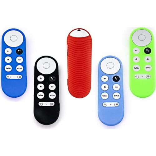 Dustproof Remote Control Protective Silicone Case Cover For Chromecast Cover for-Google Chromecast TV 2020 Voice Remote Control
