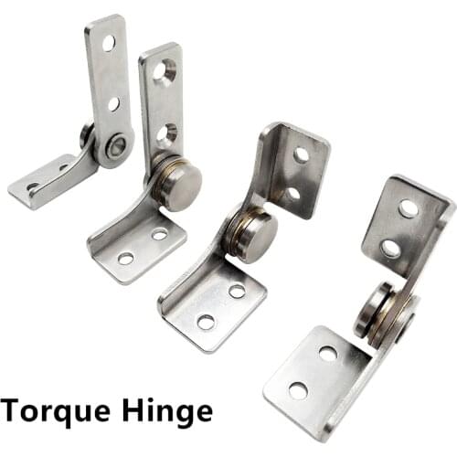 1 pair Stainless steel Torque hinge friction damping hinge free stop fitting positioning hinge