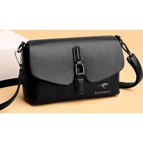 Bags For Women 2021 Summer New Style Fashion Retro Ladies Shoulder Bag Solid Color High Quality PU Leather Female Messenger Bag