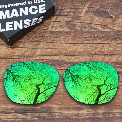 ToughAsNails Resist Seawater Corrosion Polarized Replacement Lenses for Oakley Stringer Sunglasses Green Mirrored