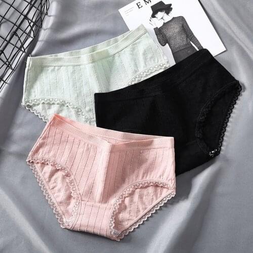 Womens Panties Sexy Underwear Seamless Brazilian Briefs Erotic Lingerie Girls Lace Cotton Underpanties Female Menstrual Shorts