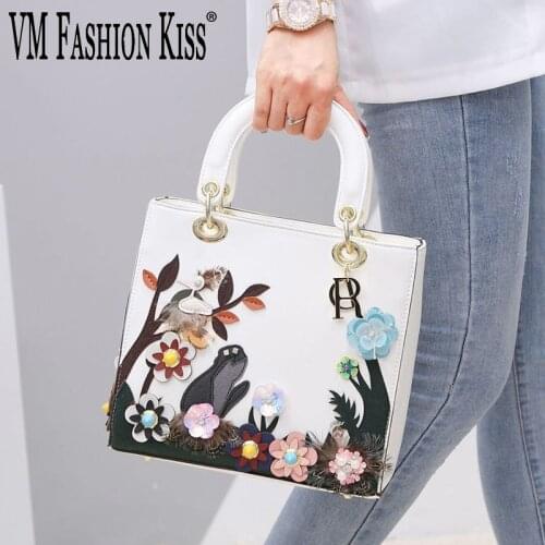 Женские сумки с аппликациями VM FASHION KISS China At AliExpress