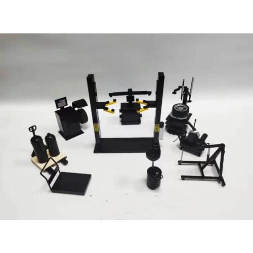 1/18 24 43 64 maintenance props garage repair shop tools maintenance package kit model car scene props