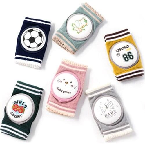 1 Pair Summer Mesh Breathable Knee Pads Cotton Crawling Socks Toddler Knee Anti-fall Knitting Knee Pads Baby Leg Warmers