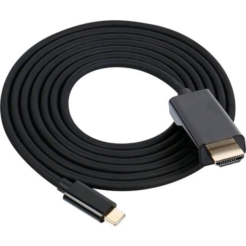 1080P 4K Video Converter Cable 5.9ft USB 3.1 Type-C To HDMI-Compatible Adapter