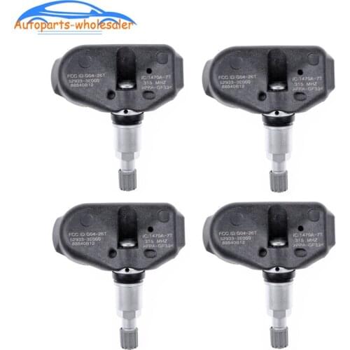 4 PCS 52933-3E000 529333E000 For Hyundai Sonata Tiburon Tuscon Kia Sorento Sportage Amanti TPMS Tire Pressure Sensor 315MHz