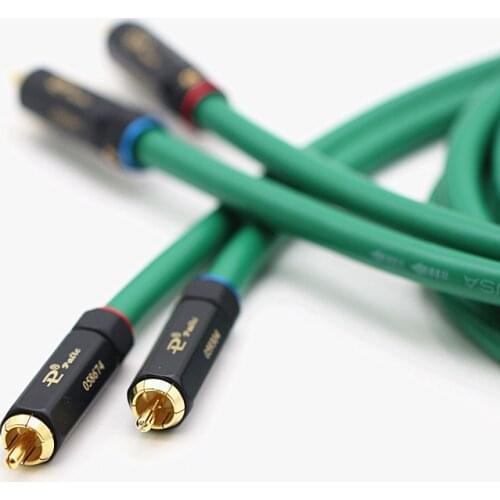 Mcintosh copper-silver alloy audiophile audio cable double lotus head amplifier CD tube amplifier RCA signal cable