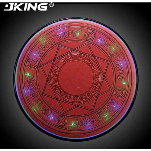 JKING Mini Magic Array Fast Qi Wireless Charger For Iphone X XS MAX 10W Cargador Inalambrico Fast Wireless Charge Charging Pad