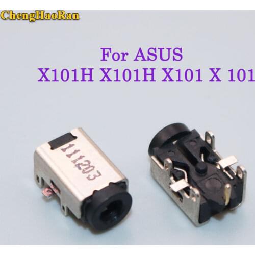 ChengHaoRan 1-2 PCS For ASUS EEE PC EeePC X101H X 101H X101 X 101 AC DC notebook laptop Power Jack port Connector socket