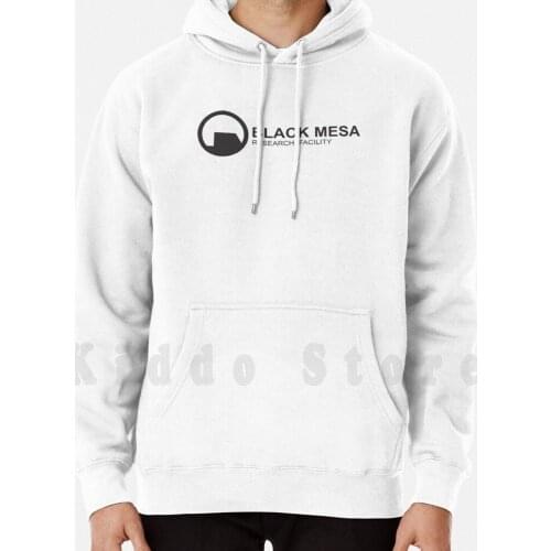 Black Mesa Black hoodie long sleeve Black Mesa Research Facility Half Life Decay Black Mesa Research Logo