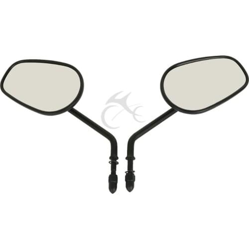 Motorcycle 8mm Teardrop Rearview Mirror For Harley Dyna Fatboy Touring Road King XL883 1200 SuperLow Forty Eight Street Glide