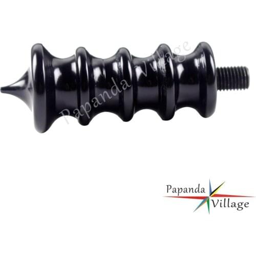 Motorcycle Black Aluminum Footrests Shift Peg Universal for Harley Sportster Softail Dyna Touring Chopper Custom