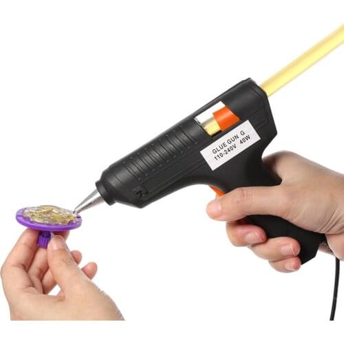110-240V 40W Dent Pulling Bridge Tools Set Paintless Dent Repair Bridge Car Dent Repair Tools Kit w/ 5pcs Glue Sticks