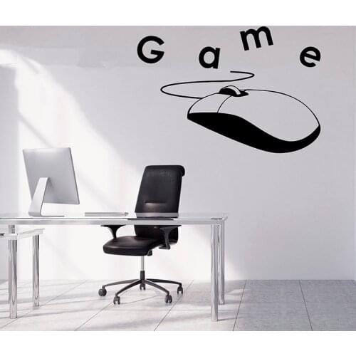 Gamer sticker playstation vinyl sticker Video game wall decal game over decals game boy room decor gamer gift removable A11-043