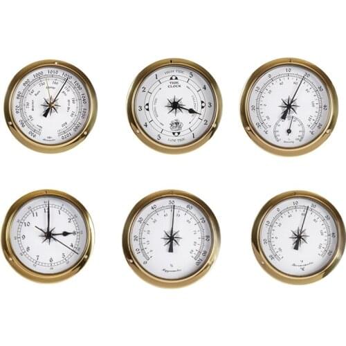 Wall Mounted Tester Copper Shell Marine For Weather Station, Wall Hanging Boat Using