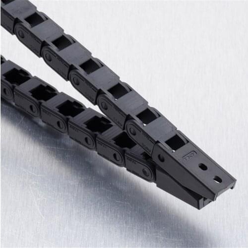 7*7mm Bridge Type Non-Opening 1 Meter Plastic Towline Transmission Drag Chain for Machine