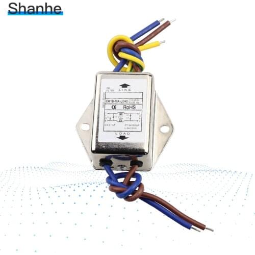 Single phase power EMI filter 10A 115/250V CW1B-10A-L Connector power filter