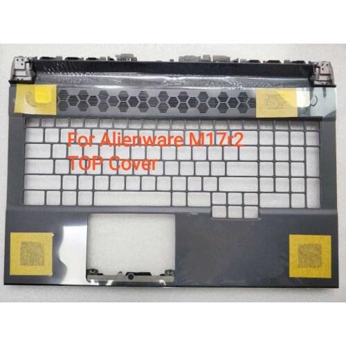 Original Palmrest Upper Cover Case C shell black For Dell Alienware M17 R2 Gaming Laptop EDQ71 P41E 058C9C AM2K6000121 02KMTH