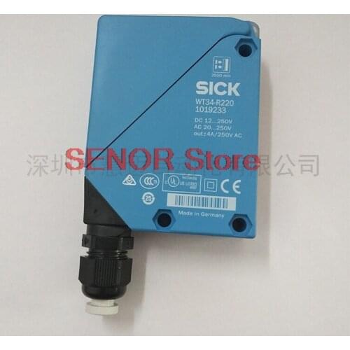 Original reflective photoelectric switch 2 meters distance photoelectric sensor 1019233 WT34-R220