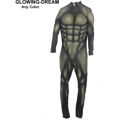 High Quality New Green Muscle Suit Custom Made Any Color