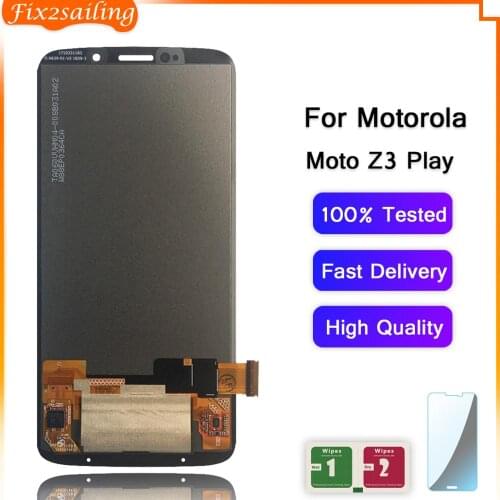For Motorola Moto Z3 Play LCD Display Touch Screen Digitizer Assembly Replacement For Moto Z3 Play XT1929 XT-1929 LCD