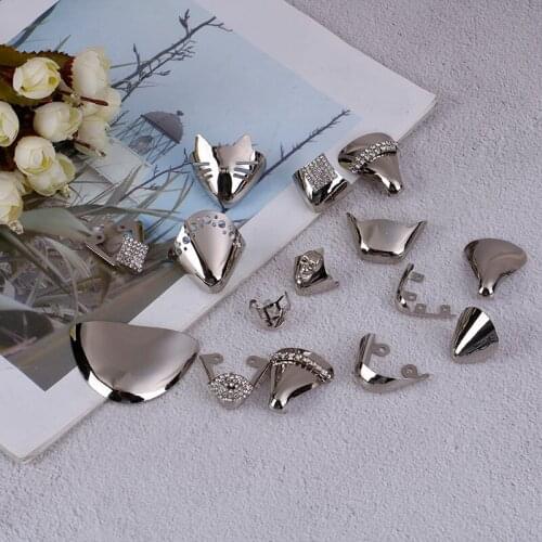 1Pair Shoe Decorations Shoe Broken Repair Accessories Metal Shoes Toe Protection High Heels