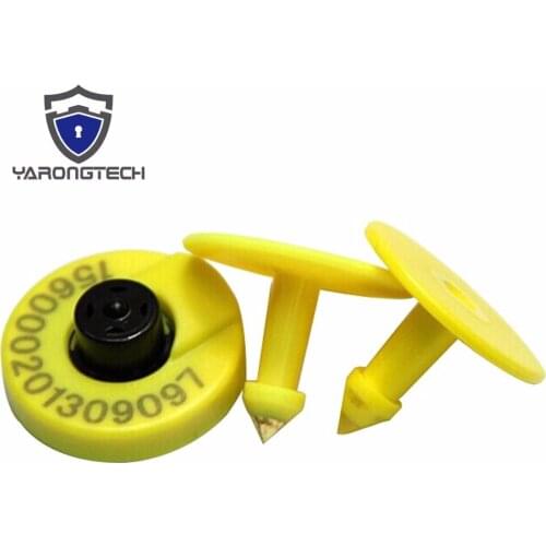 134.2khz ISO 11784/785 FDX-B rfid animal ear tag for pet cattle sheep pig management 100pcs/lot