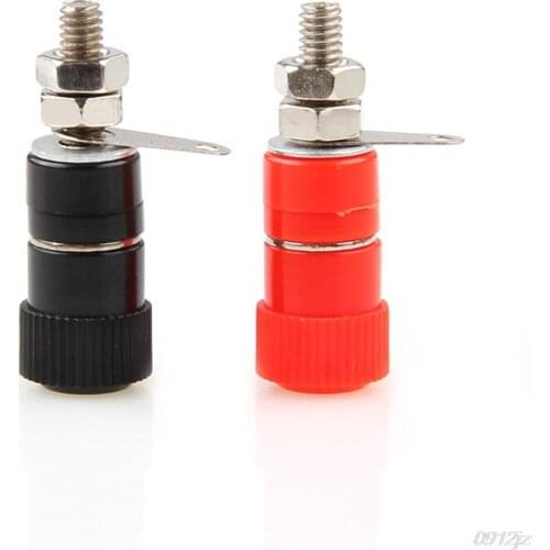 2Pcs Speaker Amplifier Terminal Binding Post Banana Plug Socket Female Connector