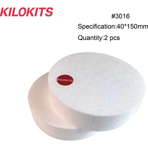 2-Pack EPS Polystyrene Blocks Round Shape for Crafting Modeling Art Projects Military Diorama Railway Scenery