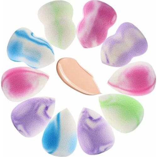 8Pcs Latex Foundation Puff Beauty Makeup Sponges Gourd Drop Egg Wet and Dry Soft Cosmetic Powder Blush BB Cream Make Up Tool