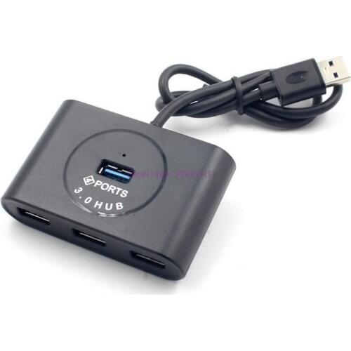 Dhl or fedex 20pcs USB 3.0 HUB 4 Ports USB Hub Splitter With Extension Cable for Macbook Laptop PC Computer HDD XXM8