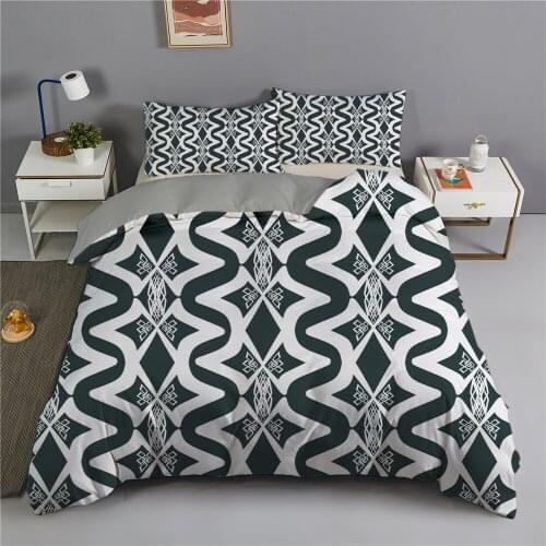 Home Textiles Stripes Bedding Set Geometry Duvet Cover With Pillowcase Quilt Covers Single Twin Queen King Size Bed Set