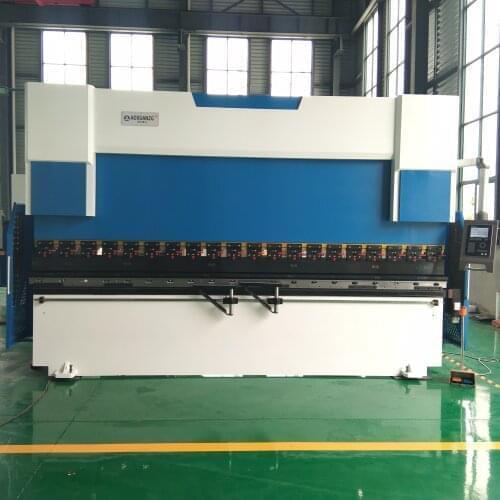 Hydraulic CNC 3+1 Axis Press Brake, DA52S Controller Bending Machine with Quick Clamp for Aluminum and Steel Sheet Bend Forming