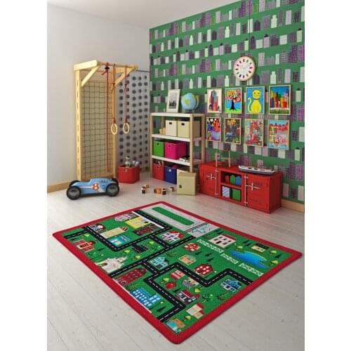 Confetti City 133x190 Kindergarten Nursery Kids Play Mats