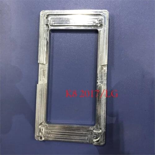 Metal mold LCD Outer Glass Lens Display Screen Glue OCA Alignment Mould Mold For LG K8 2017/m210