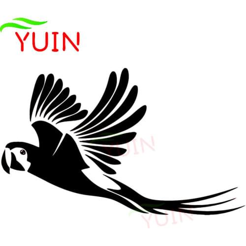 Parrot Bird Cute Car Stickers Jungle Animal Cars Styling Body Decals Accessories PVC Decoration Waterproof Sunscreen Decal