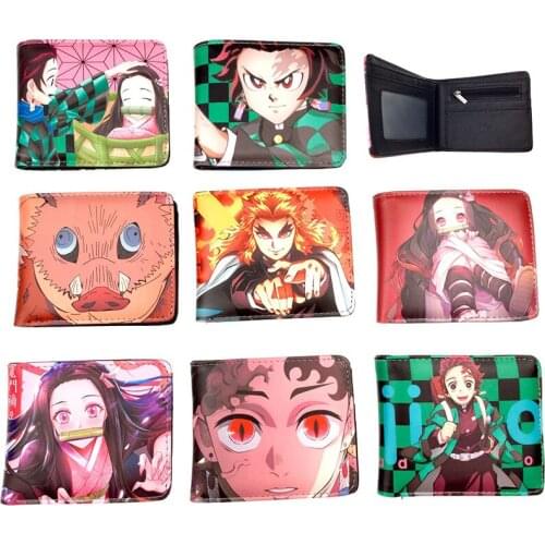 IVYYE Kimetsu no Yaiba A252999 Fashion Anime Wallet Money Bag Zipper Wallets Coin Casual Purses Card Unisex Gifts