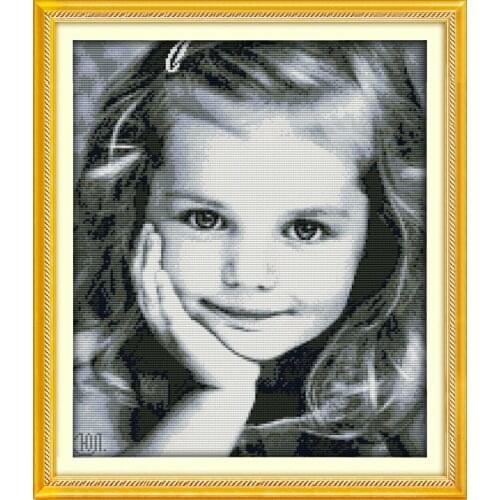 Innocence cross stitch kit people 18ct 14ct 11ct count print canvas stitches embroidery DIY handmade needlework