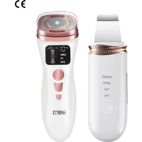 NEW Mini HIFU Machine Ultrasound Machine RF Fadiofrecuencia Facial Face Lifting Anti Wrinkles LED Light Ultrasound Therapy