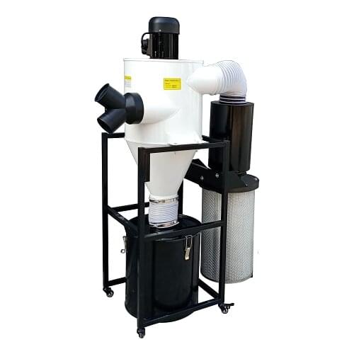 750W Woodworking Cyclone Accessories Dust Collector Dust Collector Dust Collector Industrial Bag Vacuum Cleaner Mute