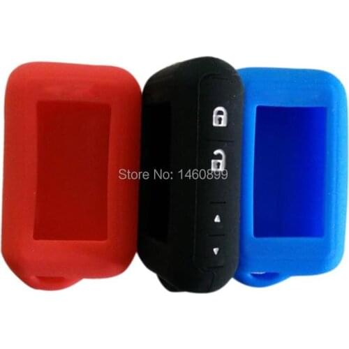 Silicone Case Cover For 2 way car alarm System Keychain Starline E60 E61 E62 E63 E65 E90 E91 E92 E95 Lcd Remote Control Key