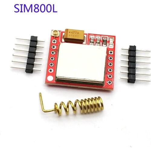 Smallest SIM800L GPRS GSM Module MicroSIM Card Core BOard Quad-band TTL Serial Port