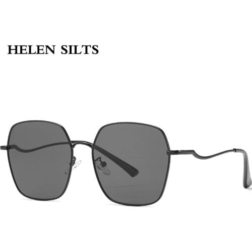 Oversized Frame Square Sunglasses Women Men Brand Designer Black Sunglasses For Men Metal Eyeglasses UV400 Glasses Female H212