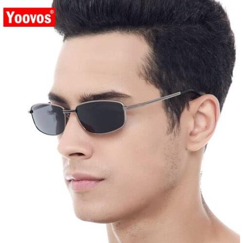 Yoovos Retro Sunglasses Men 2021 Square Luxury Sunglasses Men New Fashion Men Driving Glasses Brand Designer Oculos De Sol Gafas